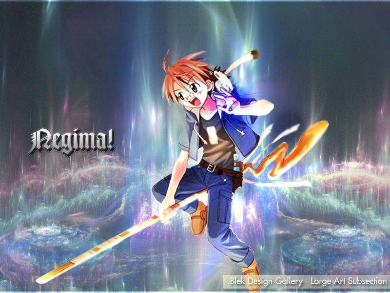Negima Deviantart Negima Wallpaper by Blekwave on DeviantArt
