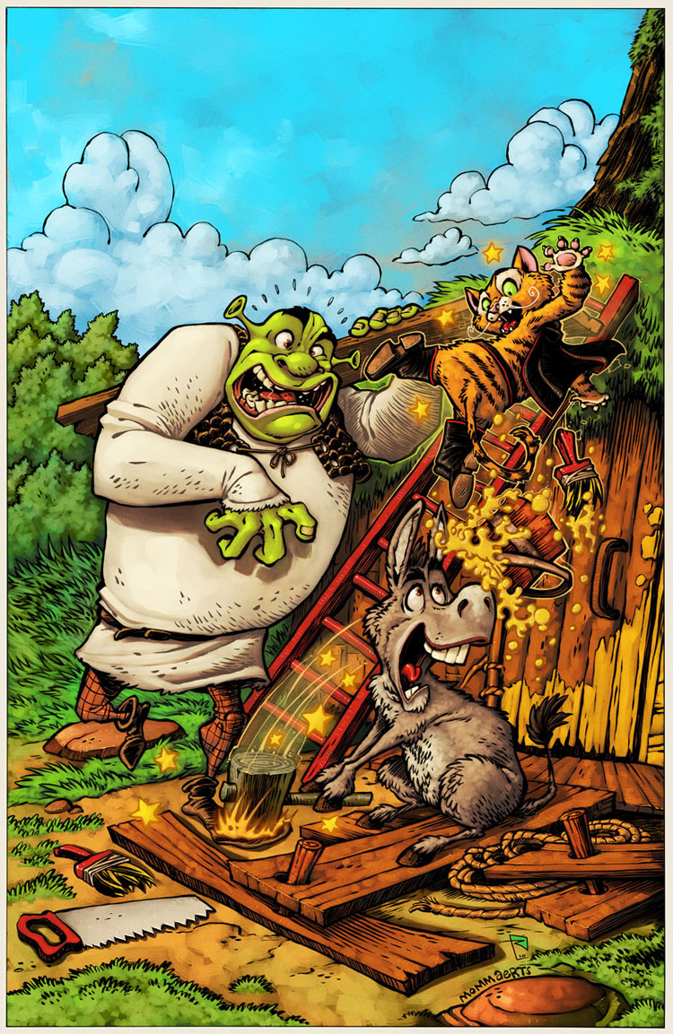 Shrek Comic 4: Cover.