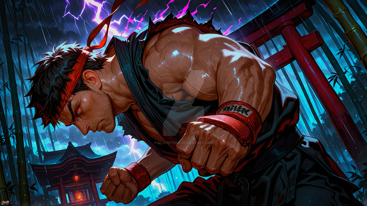 Evil Ryu 4k wallpaper by AI-Arkitekt on DeviantArt