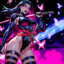Psylocke ultimate -4k 16:9 wallpaper