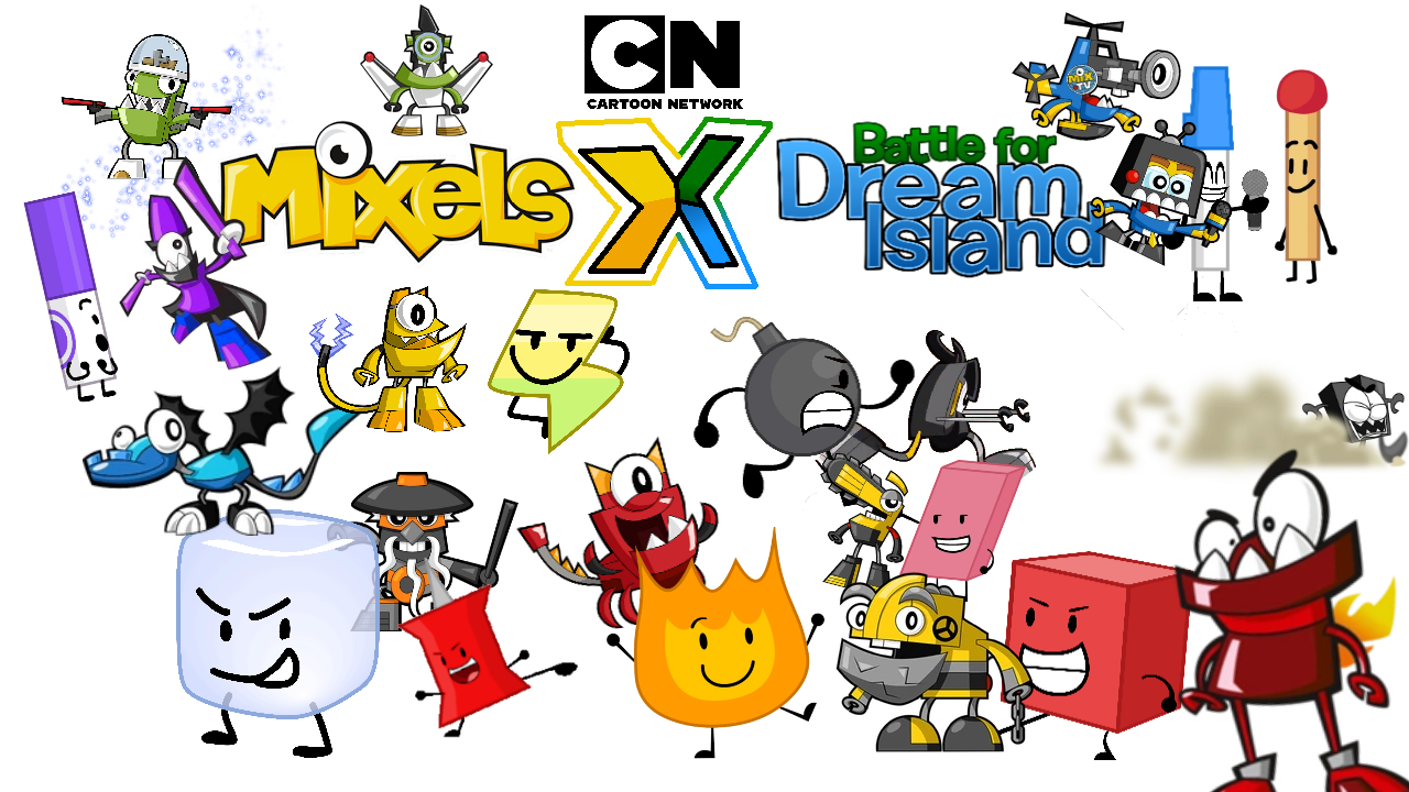 Mixels X Battle for Dream Island (Fanart) by TheBlueSpat on DeviantArt