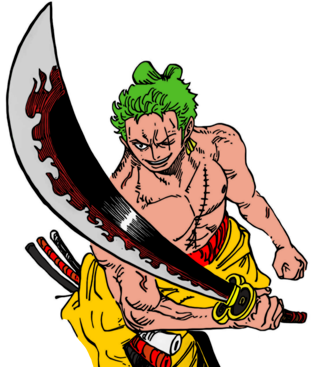 coloreo zoro con enma by Samanta95 on DeviantArt