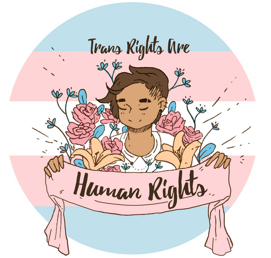 Inktober 29 - Trans Rights are Human Rights by Vossen-Art on DeviantArt