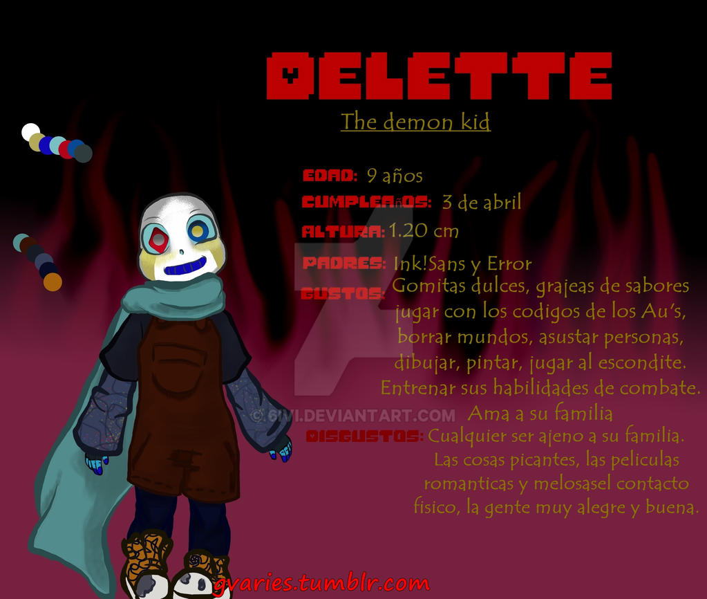 Delette bio by 6ivi on DeviantArt