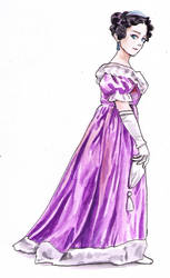 Regency Dress (Watercolor)