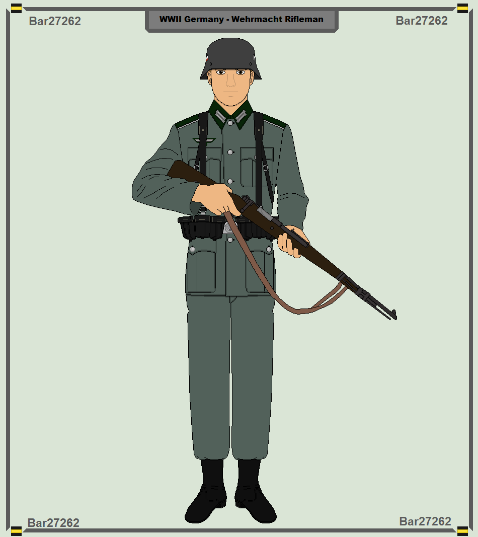 Deviantart Rifleman Guard WWII Germany - Wehrmacht Rifleman by Luke27262 on DeviantArt