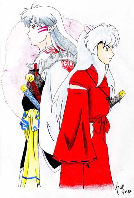 Inuyasha and Sesshomaru