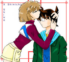 Shinichi X Shiho Oekaki