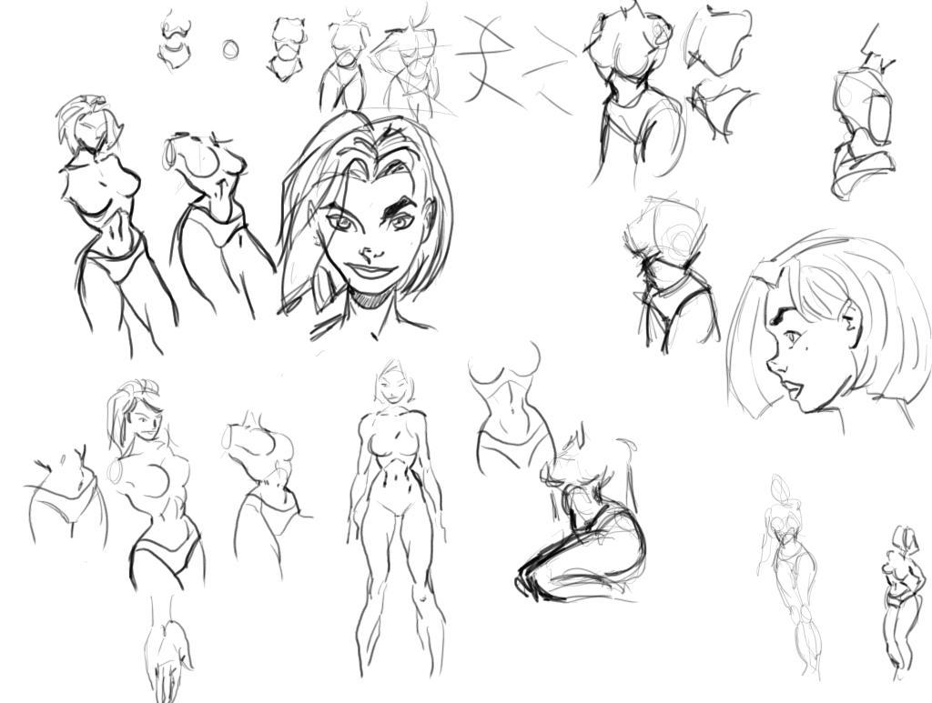 Danger Girl Sketch By Evilnolo On Deviantart
