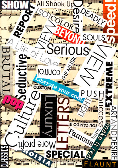 Typography Collage by prosaxplayer on DeviantArt