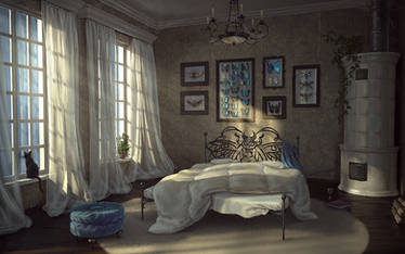 Bedroom With Insects
