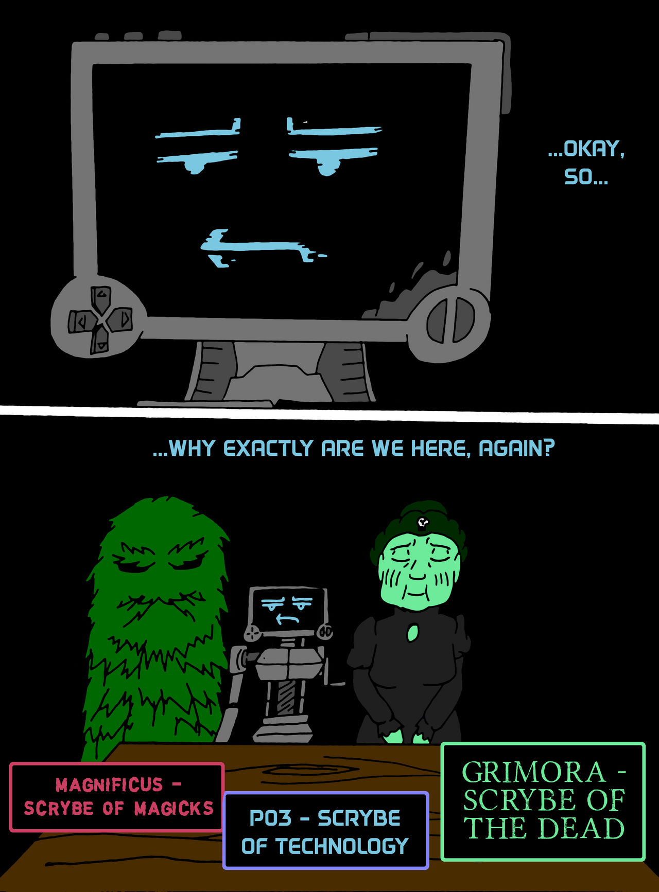 Inscryption - The Fifth Scrybe pg 1 by SilverKazeNinja on DeviantArt