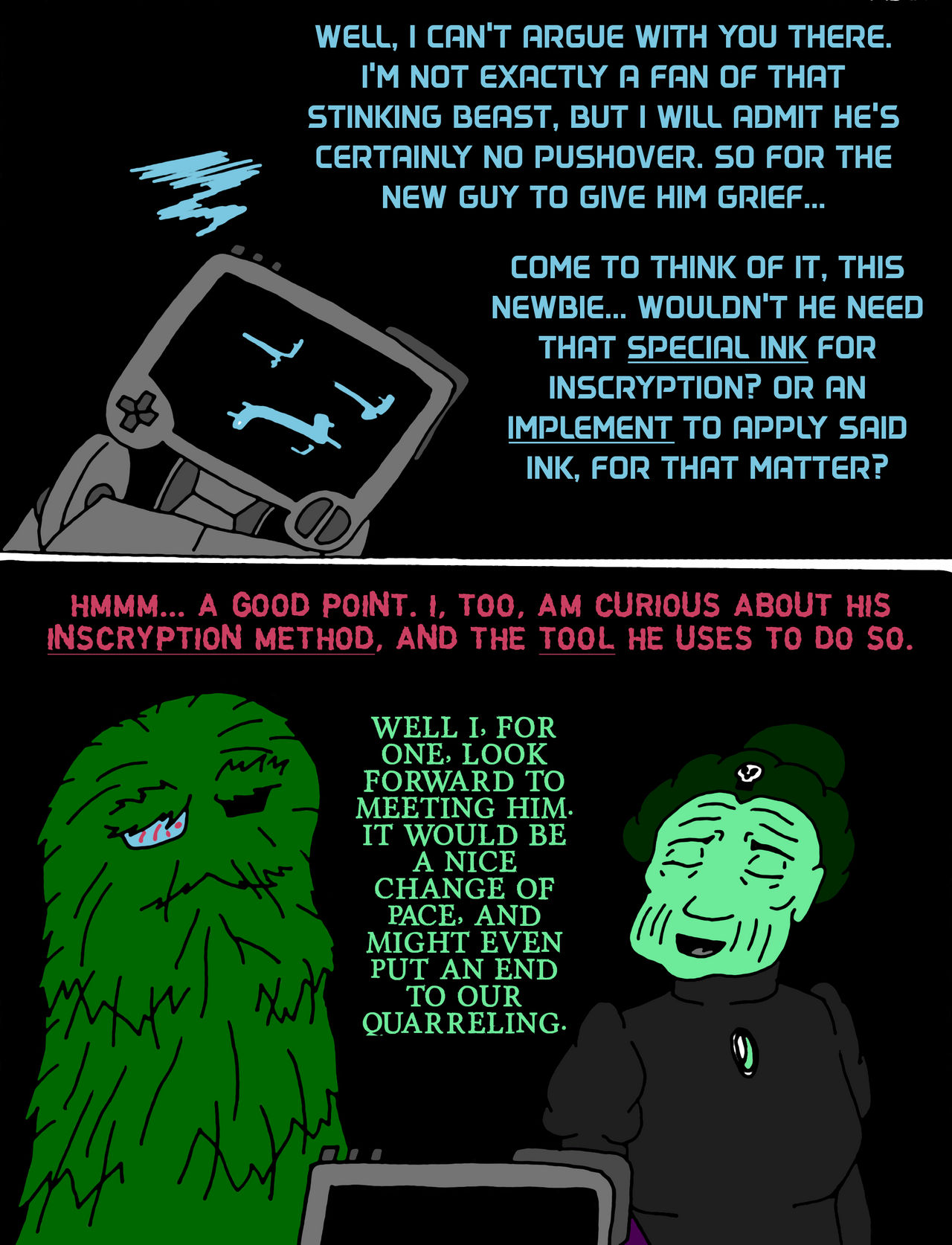 Inscryption - The Fifth Scrybe pg 5 by SilverKazeNinja on DeviantArt