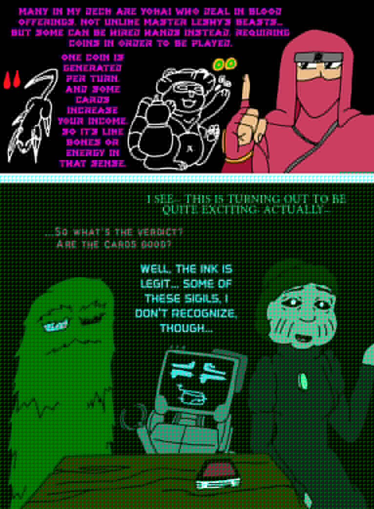 Inscryption - The Fifth Scrybe pg 13 by SilverKazeNinja on DeviantArt