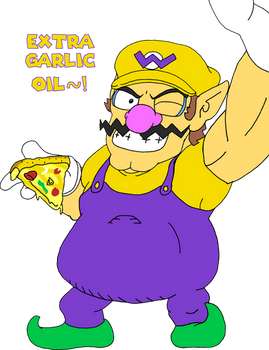 Wario Likes His Pizza