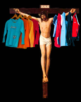 Jesus Clothes Rack