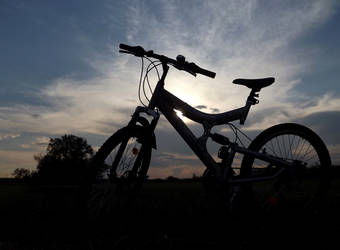 Bike at Sunset