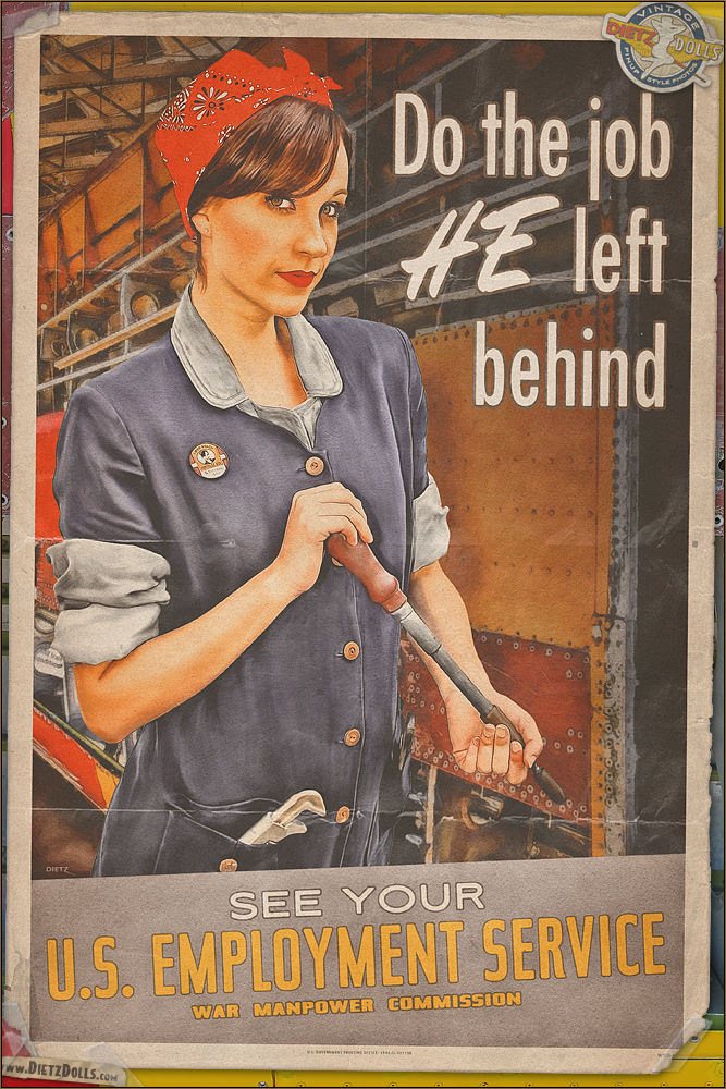 Propaganda Pinups - Women Workforce