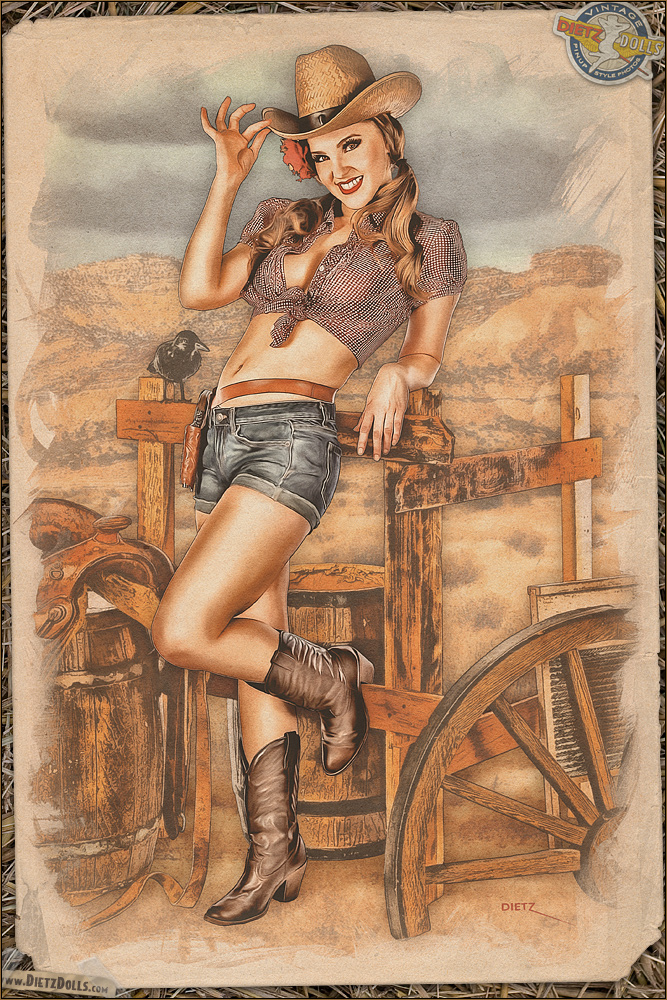 Gemischtrassiger Mosen Cowgirl Partnertausch