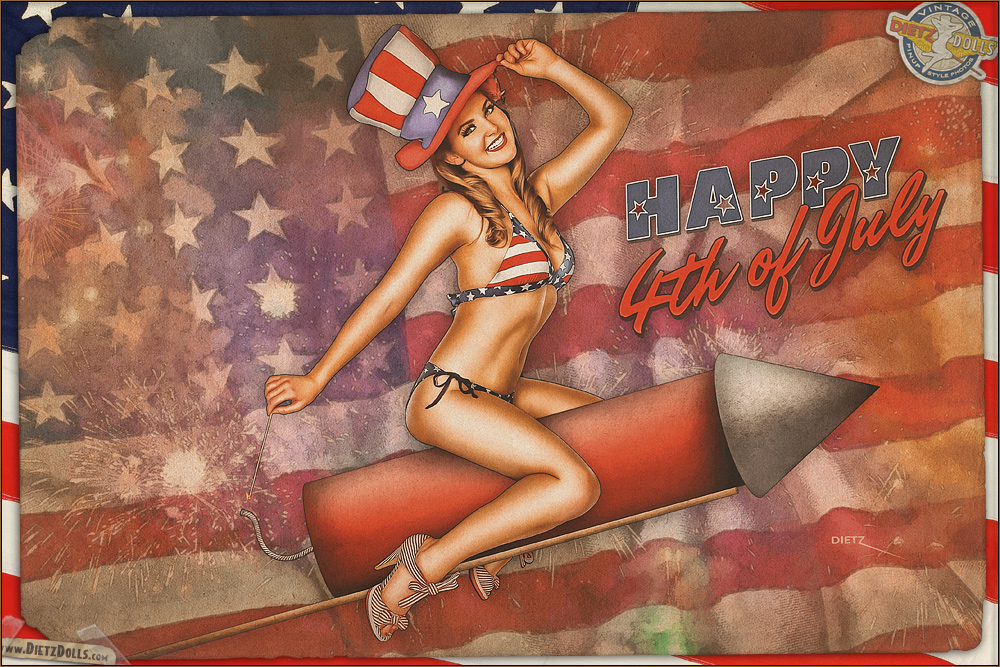 Pinups - Happy 4th of July!