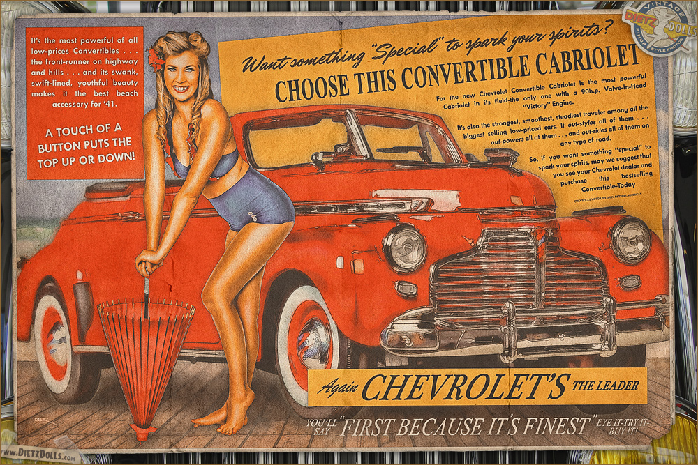 Pinups - 1941 Chevrolet Convertible