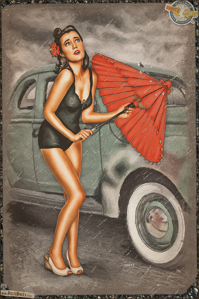 Pinups - Rainy Beach Day