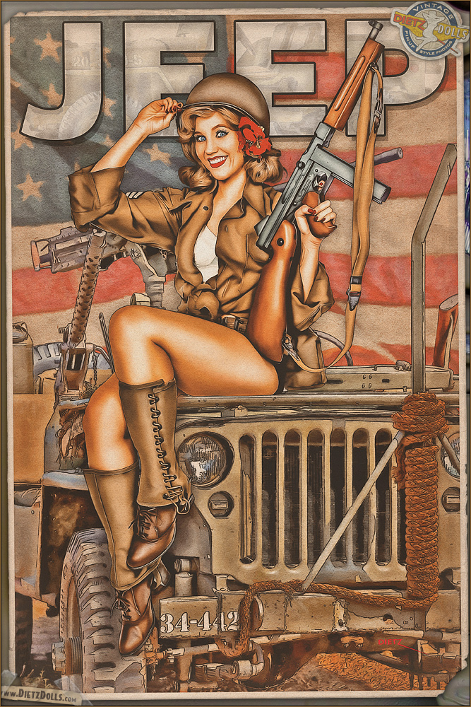 Pinups - All American Jeep