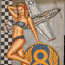 Pinups - Checkered Nose Beauty