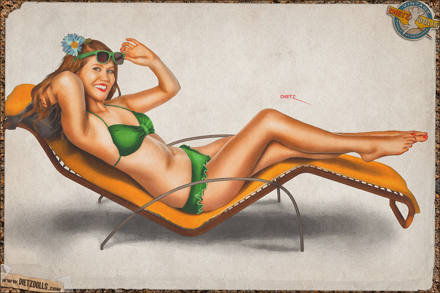 Pinups - Summer Day Shalyah (Gil Elvgren Tribute)