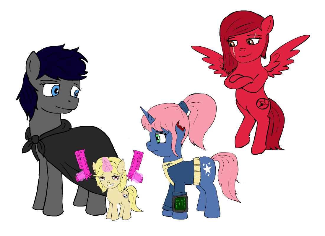 Fallout: Equestria Dirty Deeds characters