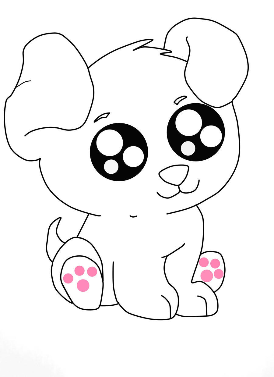 Anime Puppy Line Art by Gemmy2Shoes on DeviantArt
