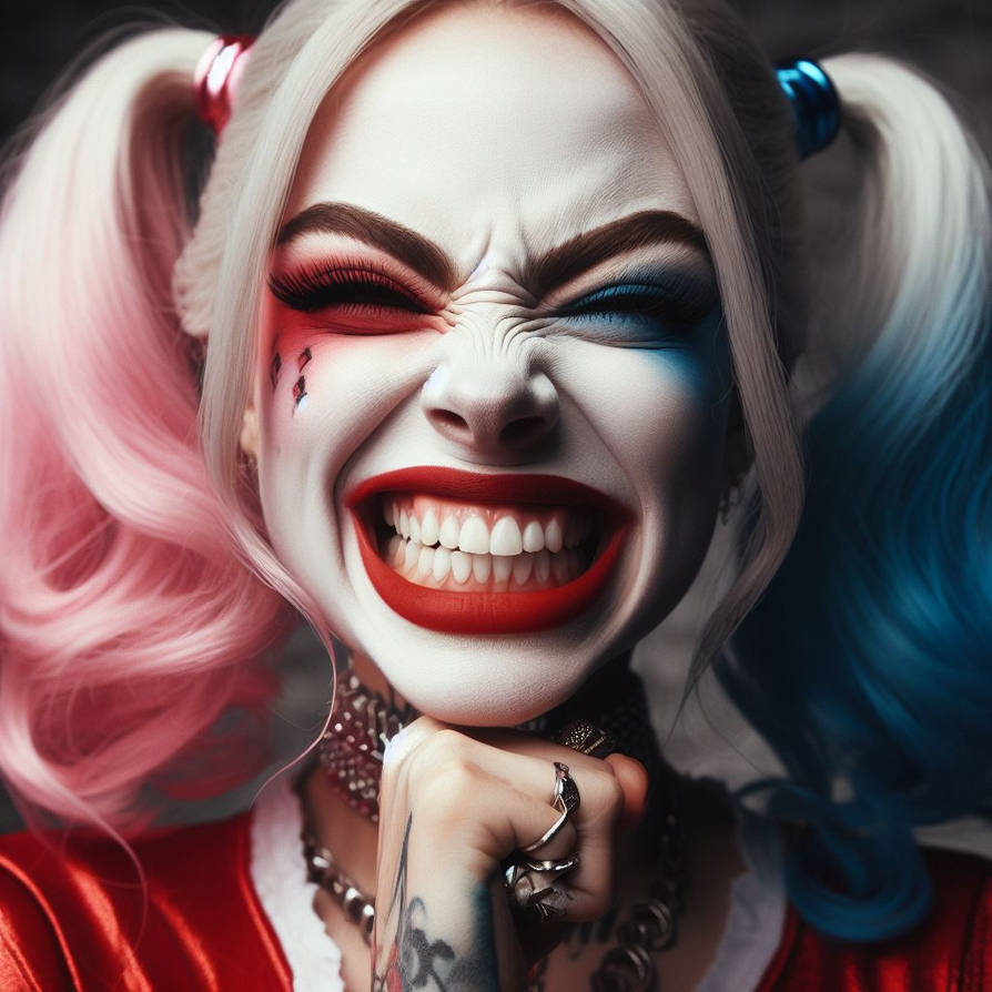 Harley Quinn Funny Face By Rhytiphilia On DeviantArt harley-quinn-funny-face-by-rhytiphilia-on-deviantart