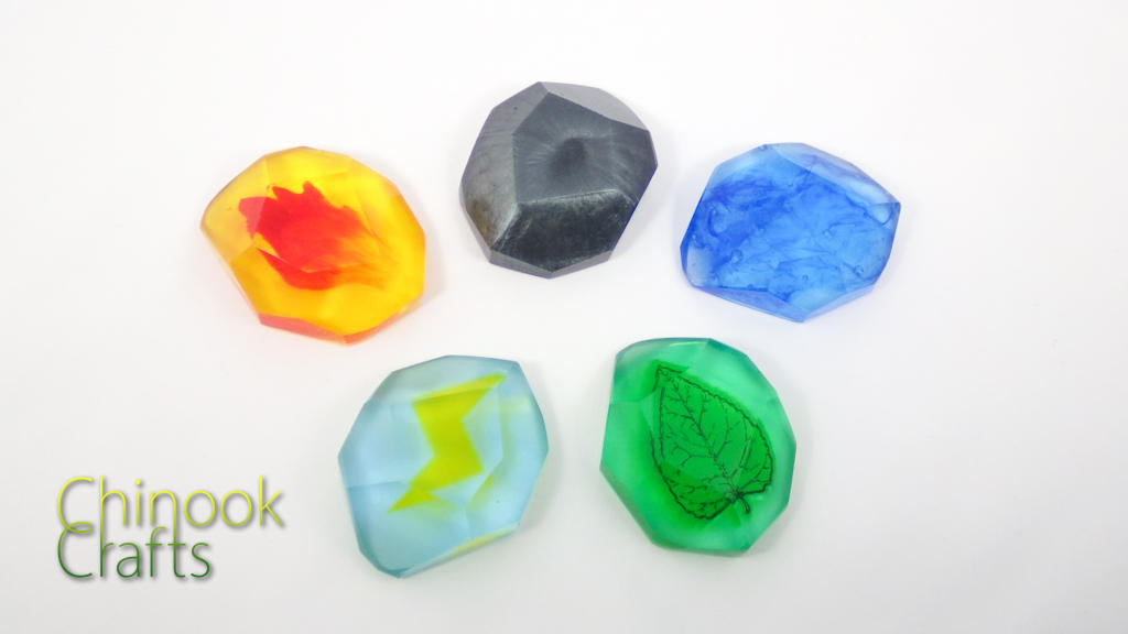Pokemon Evolution Stones Revised by ChinookCrafts on DeviantArt