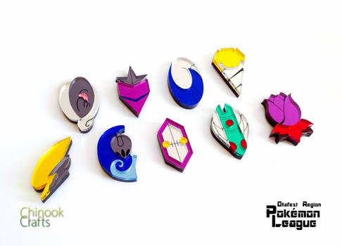 Otafest Pokemon League 2015 Gym Badges