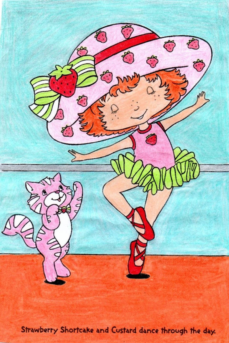 Strawberry Shortcake dancing by AnaJulia789rawn on DeviantArt