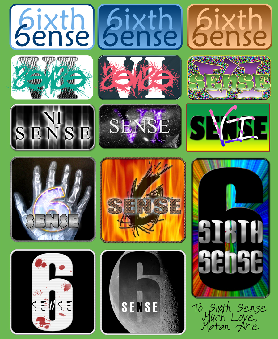 Sixth Sense Logo Proposals