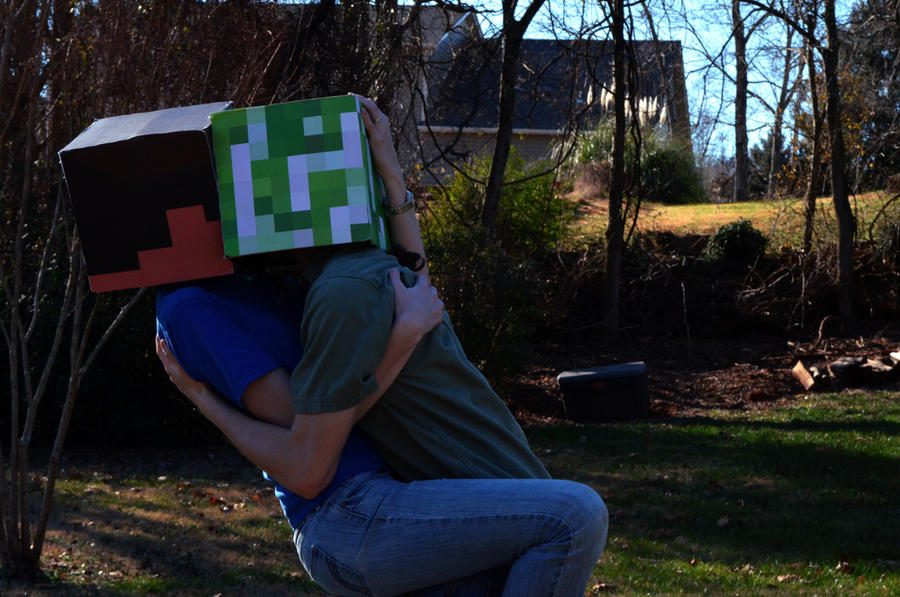 Minecraft - Deep Kiss by kairi-chan16 on DeviantArt