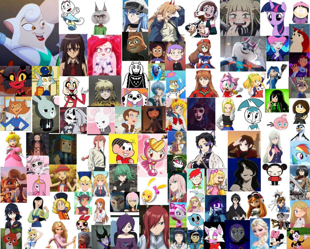 Most Female Deviantart My Favorites Characters Female by davidthehedgehog2005 on DeviantArt