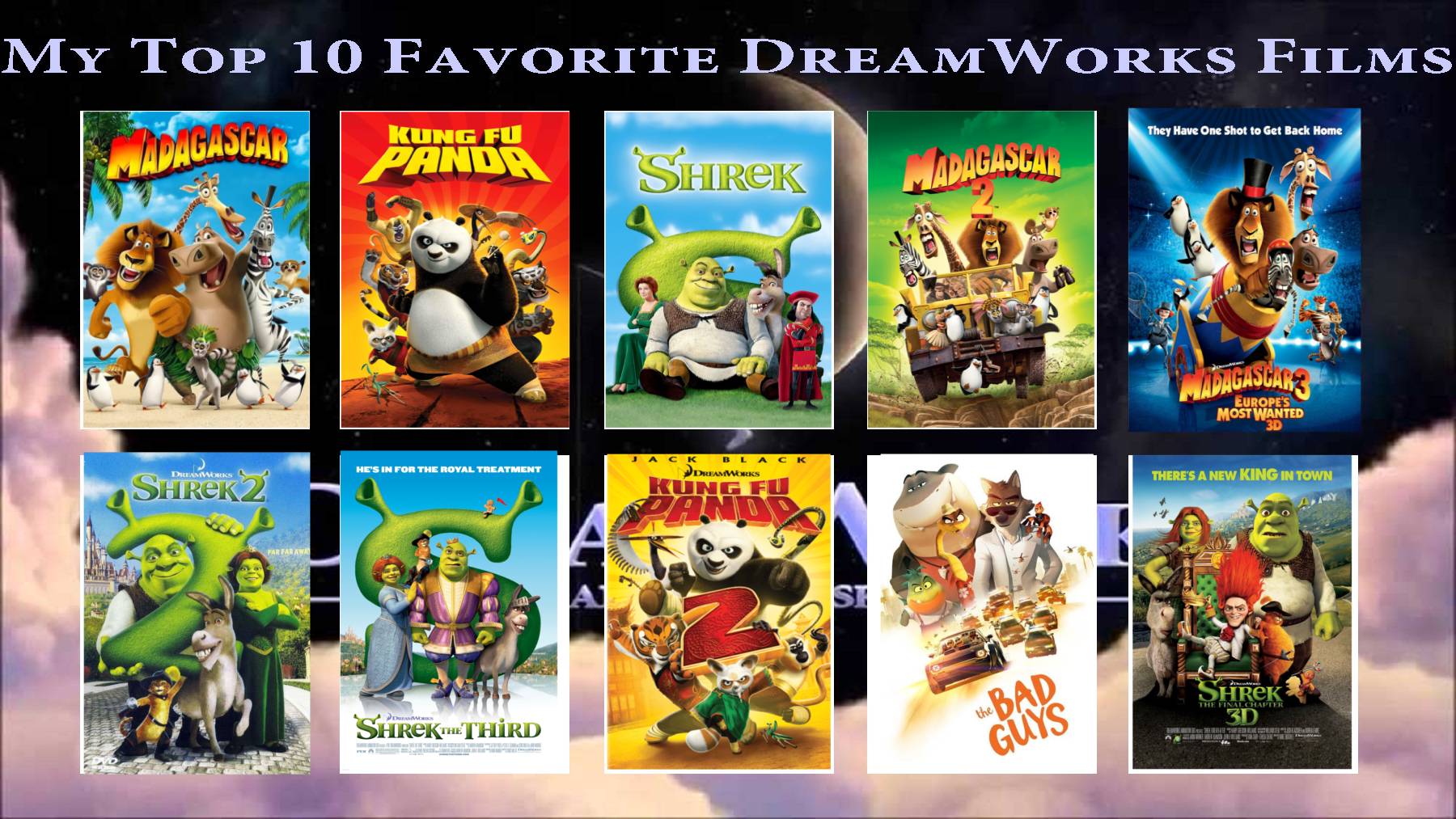 7 Dreamworks My Top 10 Favorite Dreamworks Films by davidthehedgehog2005 on DeviantArt