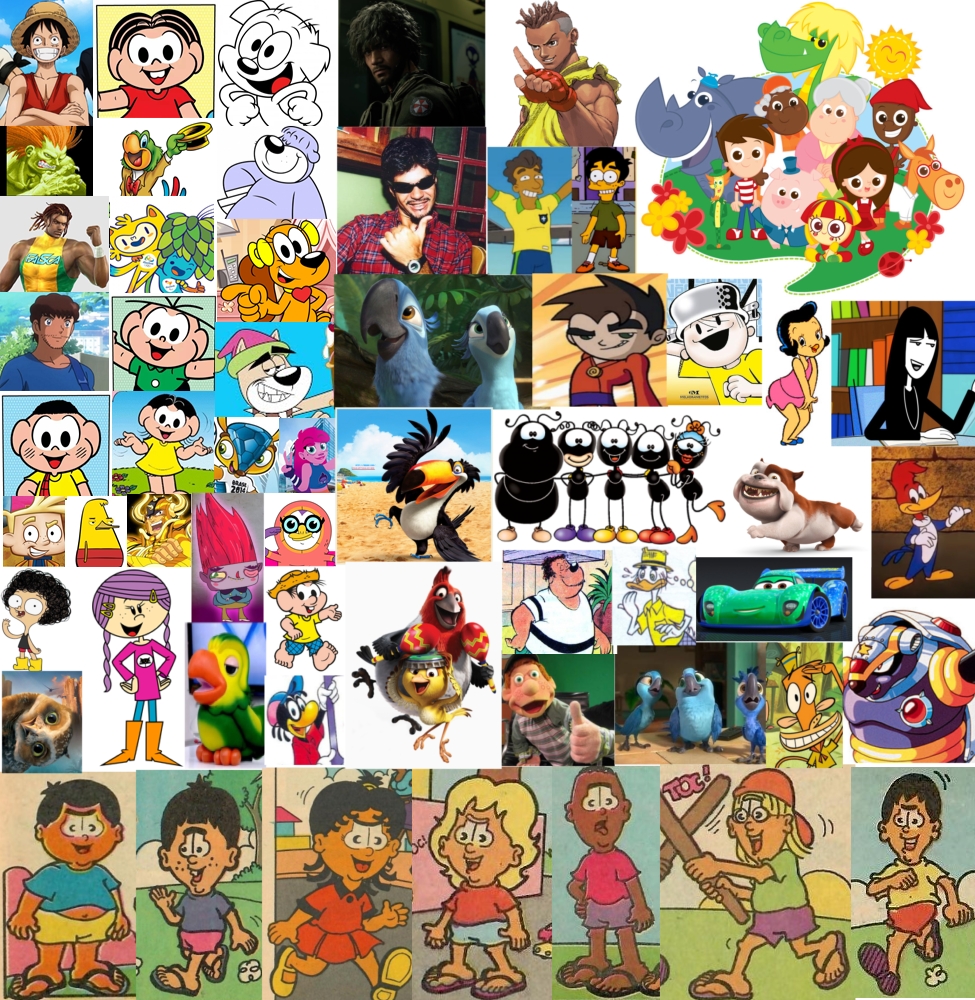 Characters Brazilians by davidthehedgehog2005 on DeviantArt