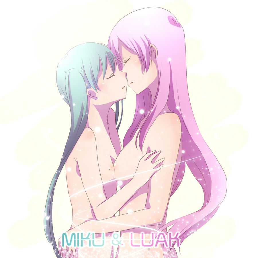 Mouse drawing  Miku and luak