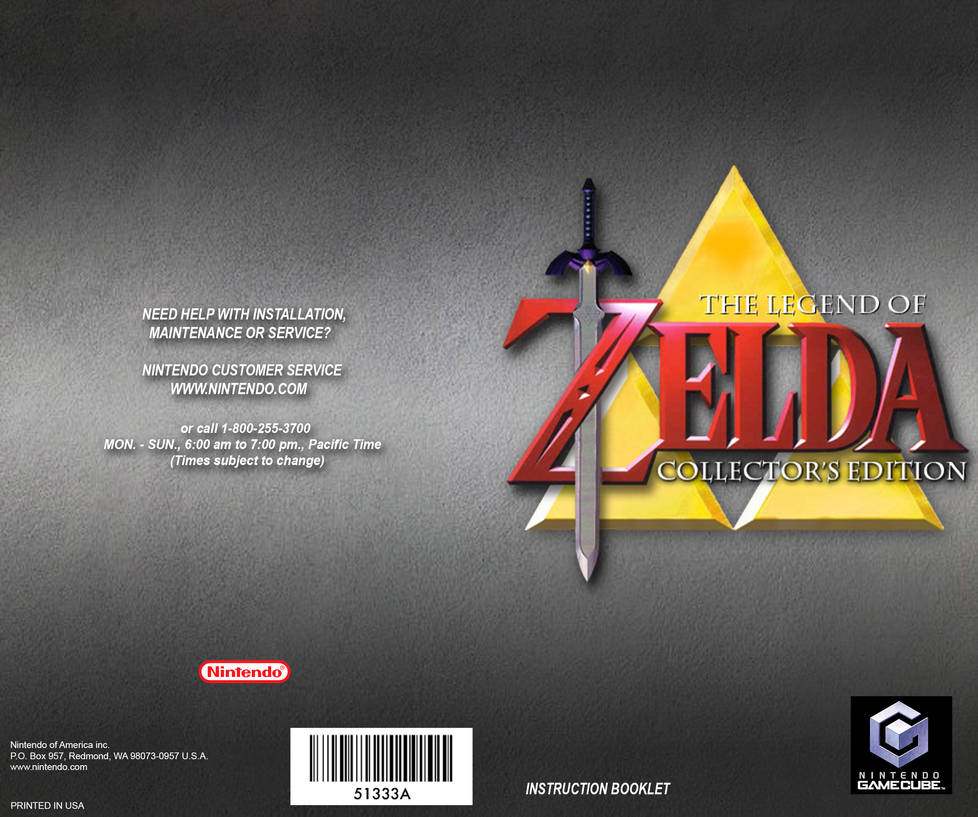 Zelda Collectors Edition Instruction Booklet Por by FrostX223 on DeviantArt Zelda Collectors Edition Instruction Booklet Por by FrostX223 on DeviantArt