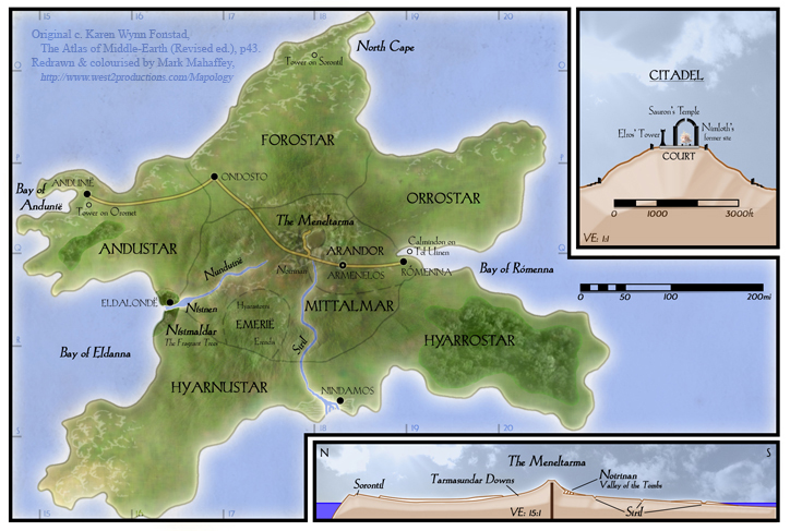 High Def Numenera Map Map of Numenor by west2 on DeviantArt