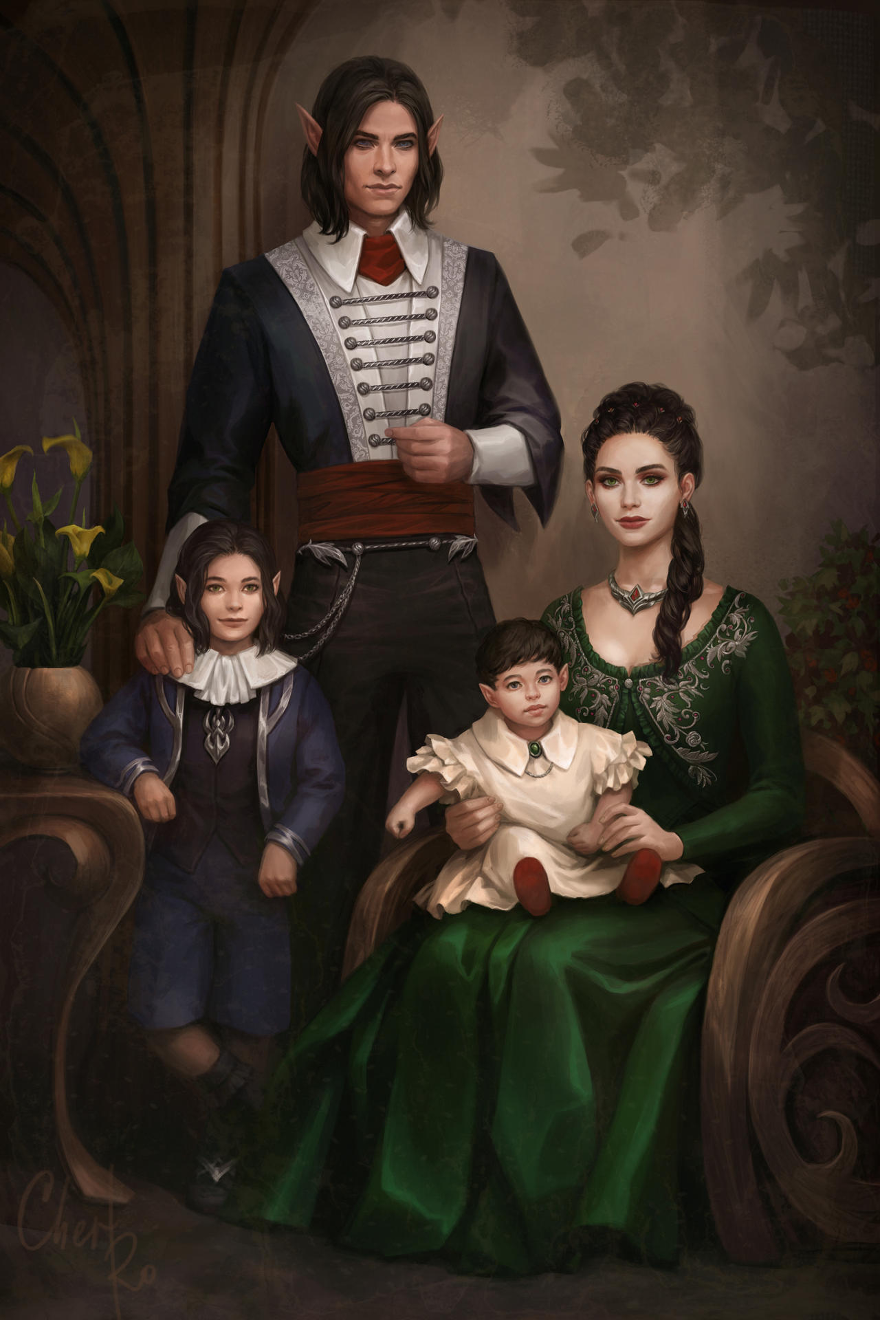 Family Deviantart Familly portrait by Cher-Ro on DeviantArt