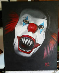 Pennywise the Clown commissioned painting