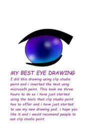 my best digital eye drawing