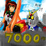 7000 hits