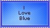 -Stamp- I love Blue by MySoulBeat