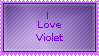 -Stamp- I love Violet