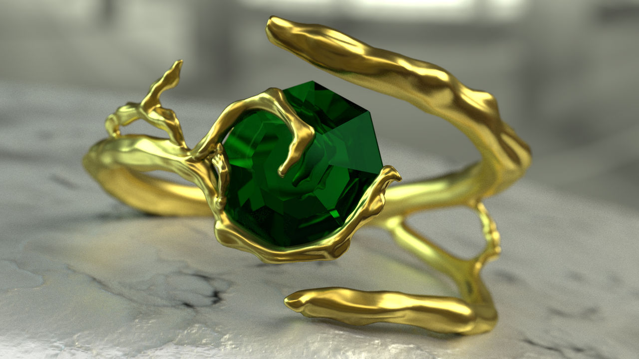 Kokiri Emerald Ring  - Redesign